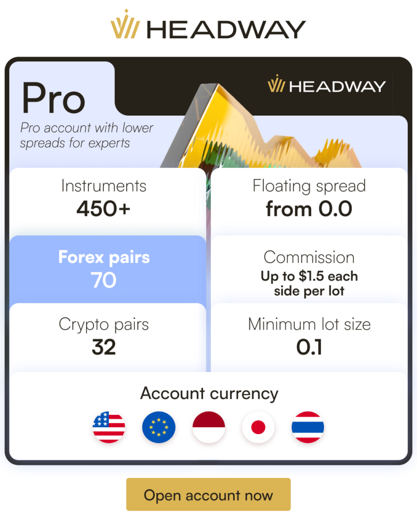 Headway Broker Account Types